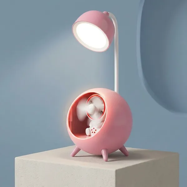 Pink_Dual_Function_Led_Desk_Lamp_With_Integrated_Fan