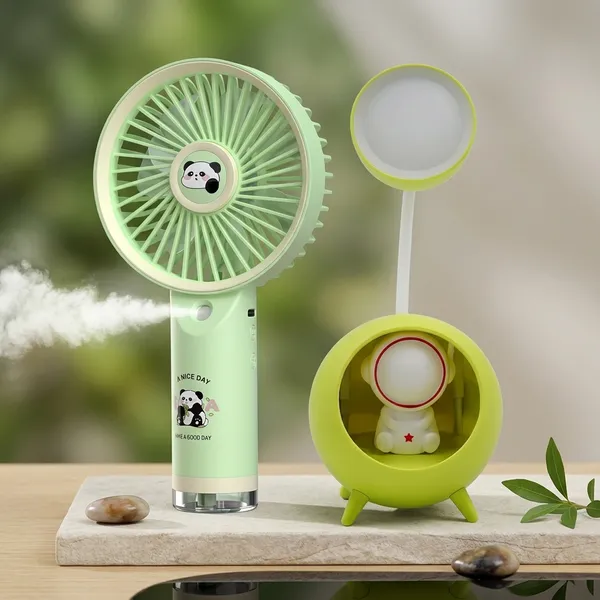 Green_Panda_Design_Portable_Handheld_Mist_Fan_And_Abs_Plastic_Bladeless_Portable_Fan_