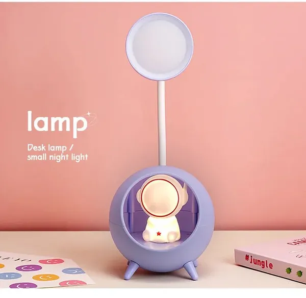 Purple_Abs_Plastic_Astronaut_Rechargeable_Led_Desk_Lamp_For_Kids