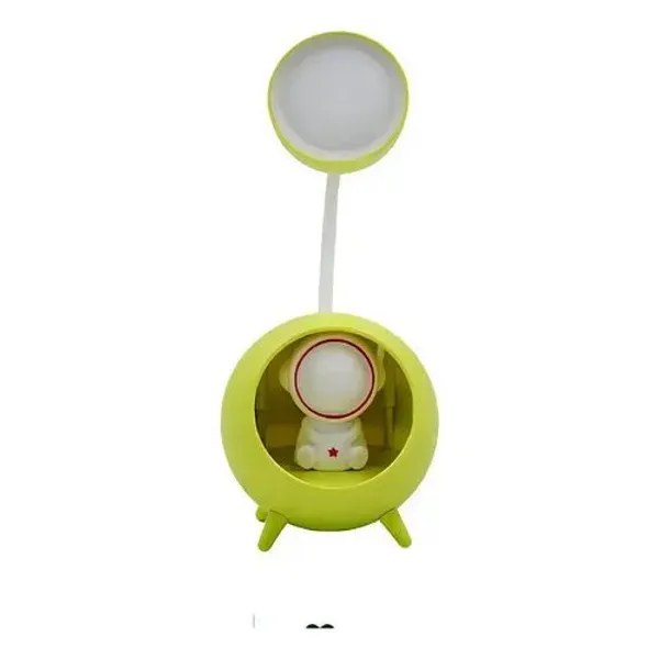 Green_Abs_Plastic_Bladeless_Portable_Fan_With_Mirror