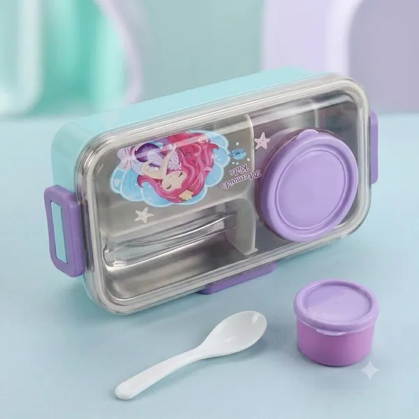 Blue_Plastic_Mermaid_Print_Lunch_Box_For_Kids