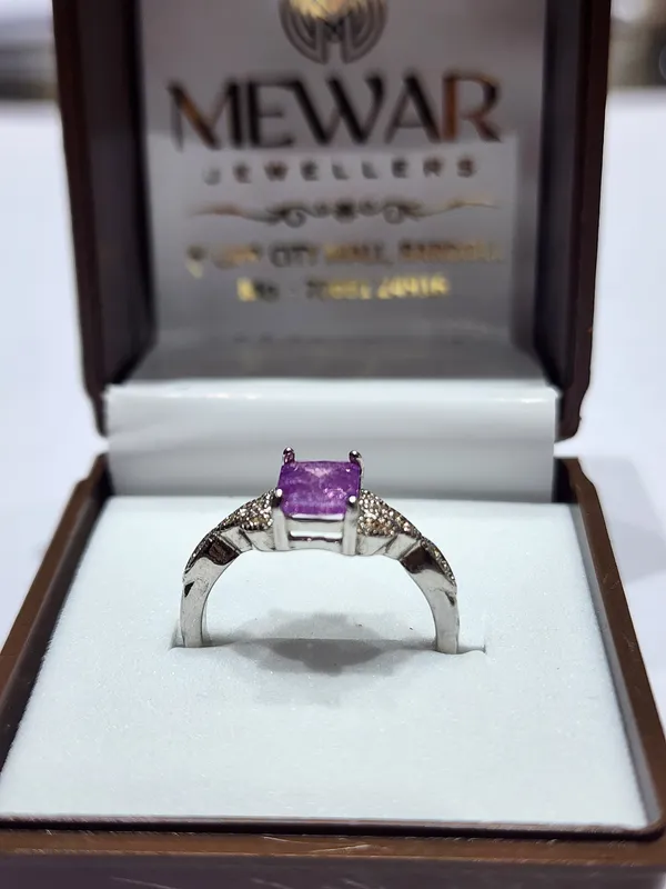 Silver_925_Purple_Stone_Marcasite_Three-Stone_Ring_For_Women