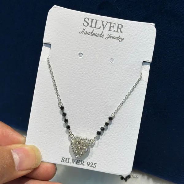 Silver_925_Sterling_Heart_Bead_Pendant_For_Women