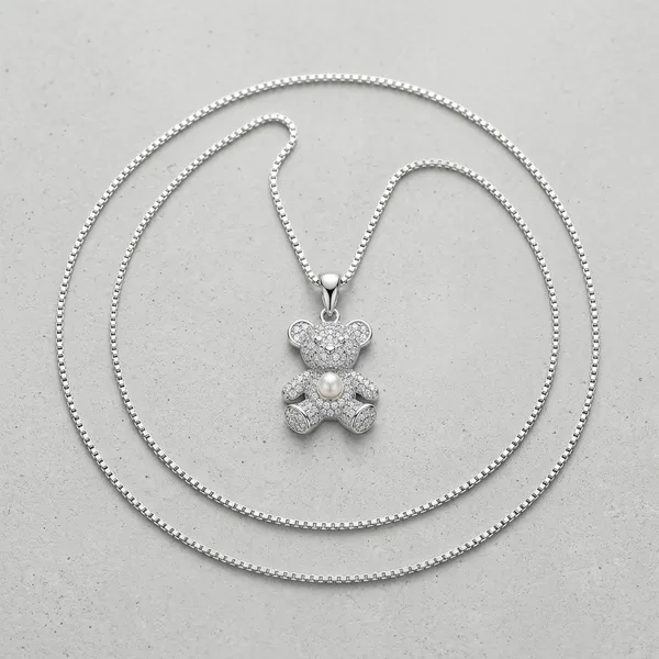 Silver_925_Crystal_Teddy_Bear_Charm_Pendant_For_Women
