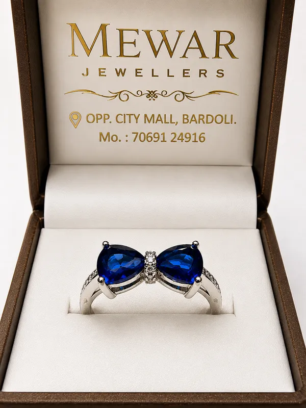 Silver_925_Sterling_Blue_Sapphire_Crystal_Bow_Ring_For_Women
