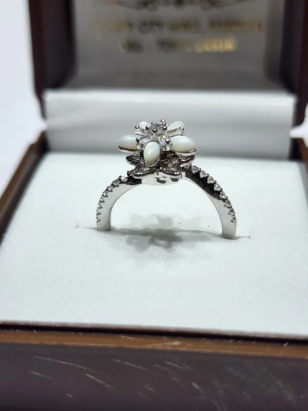 Silver_925_Sterling_Crystal_Floral_Adjustable_Ring_For_Women