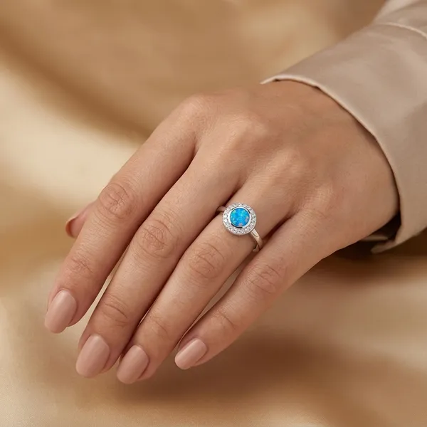Silver_925_Sterling_Blue_Stone_Halo_Solitaire_Ring_For_Women