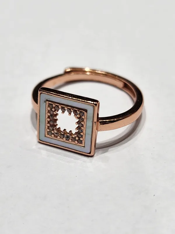 Rose_Gold_925_Silver_Square_Crystal_Adjustable_Ring_For_Women