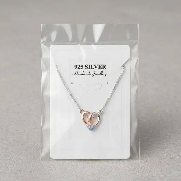 Silver_925_Dual_Tone_Interlocking_Heart_Pendant_For_Women
