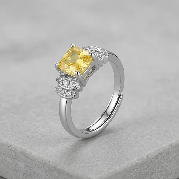 Silver_925_Yellow_Stone_Adjustable_Ring_For_Women