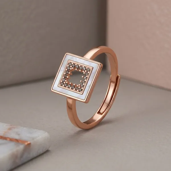 Rose_Gold_925_Silver_Square_Crystal_Adjustable_Ring_For_Women