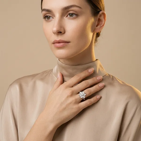 Silver_925_Sterling_Crystal_Floral_Adjustable_Ring_For_Women