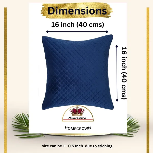 Navy_Blue_Quilted_Velvet_Cushion_Covers_Set_of_5_Soft_Decorative_Throw_Pillow_Cases_for_Sofa,_Couch,_Bed,_and_Living_Room_Zipper_Closure,_16x16_Inch