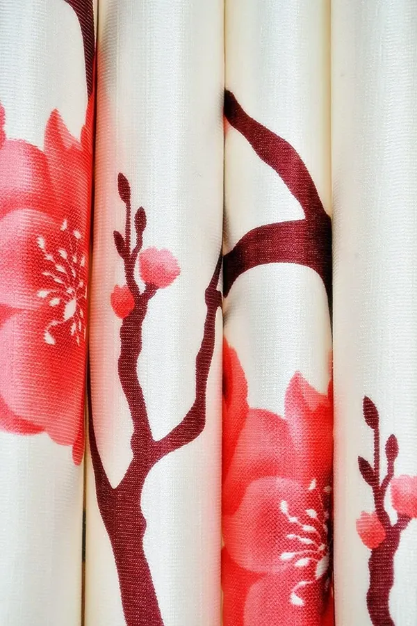 Polyester_Fabric_Floral_Design_-Modern_Flower_Print_parde_for_Home,_Living_Room,_Bedroom,_Offices_(Red)_-_Set_of_2_Pc