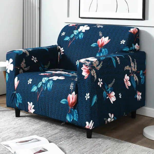Blue_Mixed_Flowers_Floral_Print_Polyester_Elastic_Stretchable_Printed_Sofa_Cover