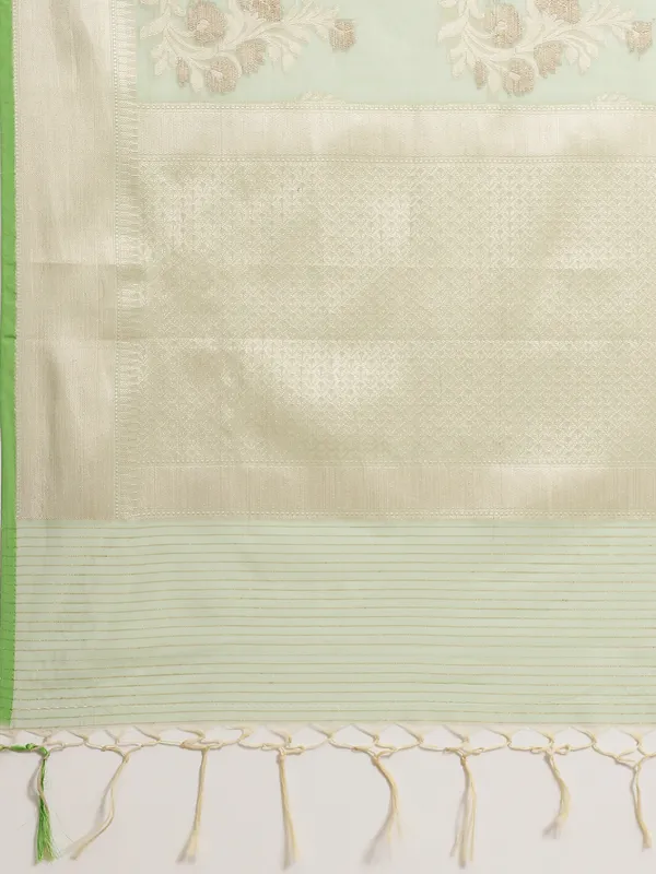 Green_Masrise_Cotton/Cotton_Banarasi_Sarees_For_Women
