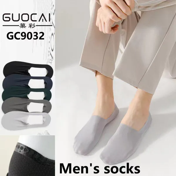 6_Colors_6-Pair_Men'S_Two-Tone_Mesh_Boat_Socks:_Cool,_Breathable_Comfort_&_Stylish_Summer_Look