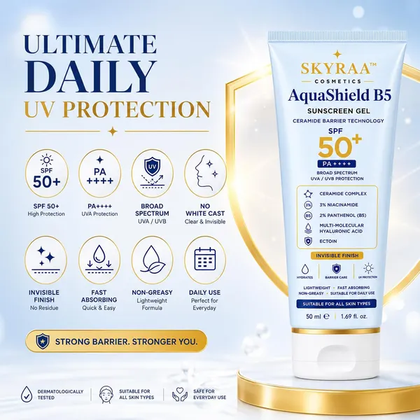 Aquashield_B5_Ceramide_Sunscreen_Gel_Spf50_Pa_Korean_Inspired_Invisible_Aqua_Gel_Sunscreen_For_Oily_Sensitive_Skin_Niacinamide_Ceramide_Panthenol_No_White_Cast_Lightweight_Daily_Uv_Protection_50g