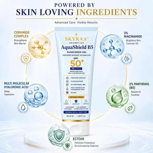 Aquashield_B5_Ceramide_Sunscreen_Gel_Spf50_Pa_Korean_Inspired_Invisible_Aqua_Gel_Sunscreen_For_Oily_Sensitive_Skin_Niacinamide_Ceramide_Panthenol_No_White_Cast_Lightweight_Daily_Uv_Protection_50g