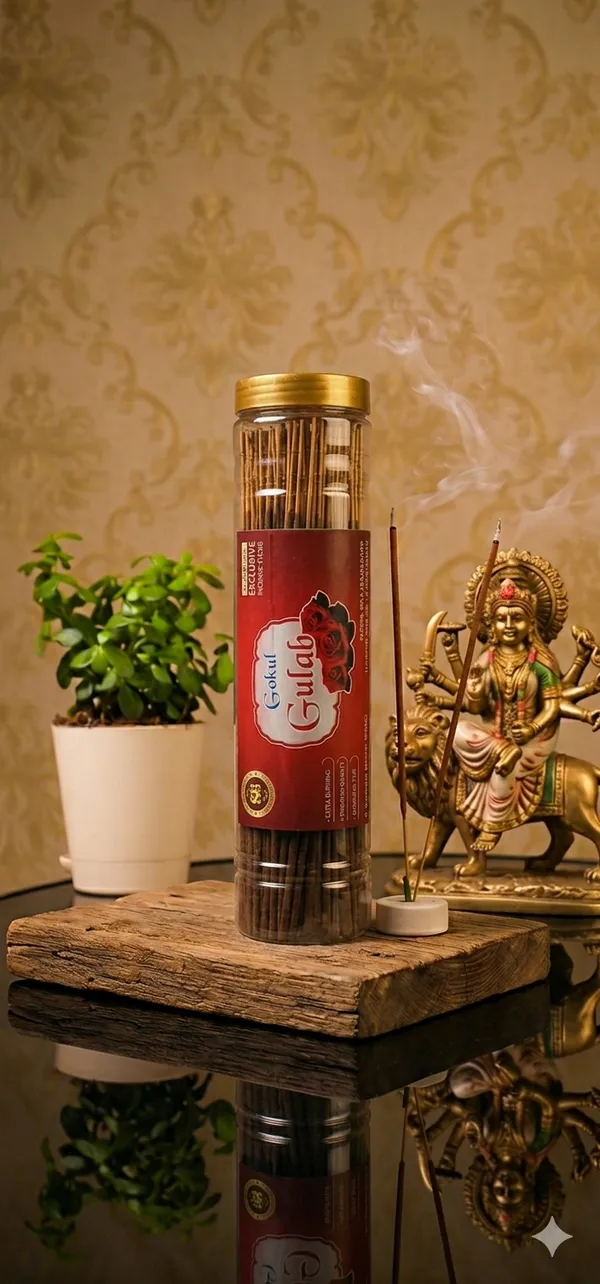 Gokulji_Gulab_Natural_Rose_Agarbatti_Incense_Sticks