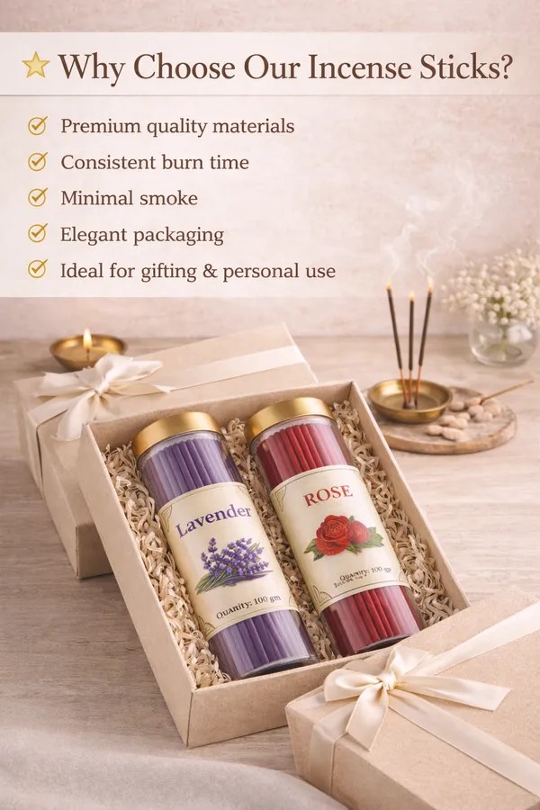 Shaligram_Premium_Incense_Stick_Combo_Pack_(Set_of_4)_–_Chandan,_Rose,_Mogra_&_Lavender_|_40_Sticks_Each_|_Long-Lasting_Natural_Aroma