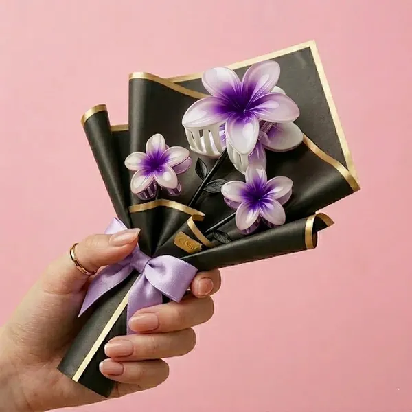 InstaViral_Korean_Flower_Claw_Bouquet_(Purple)