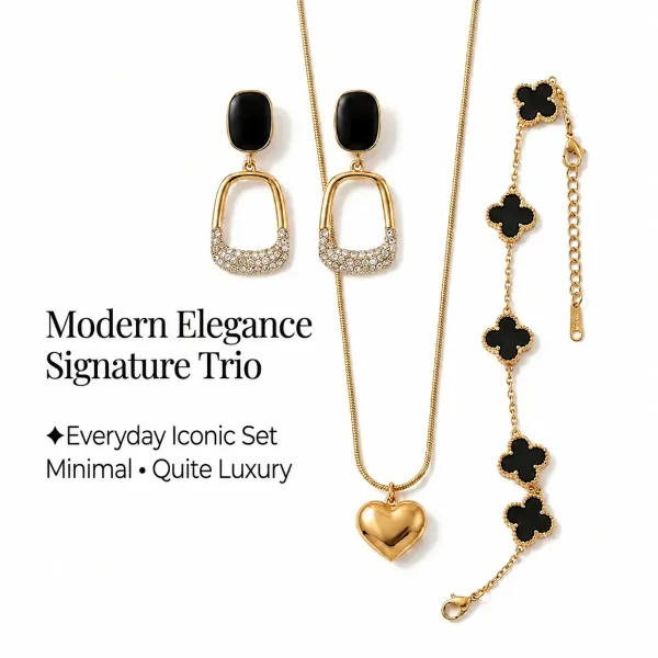 Modern_Elegance_Signature_Trio_Jewellery_Set_for_Women_|_9KT_Gold-Plated_Anti-Tarnish_Necklace,_Bracelet_&_Earrings_Set