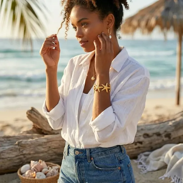 Marina_Golden_Starfish_Cuff_Bracelet