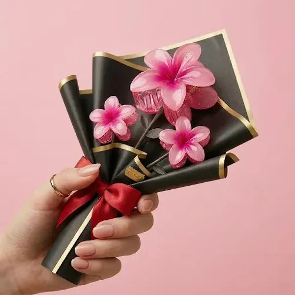InstaViral_Korean_Flower_Claw_Bouquet_(Pink)
