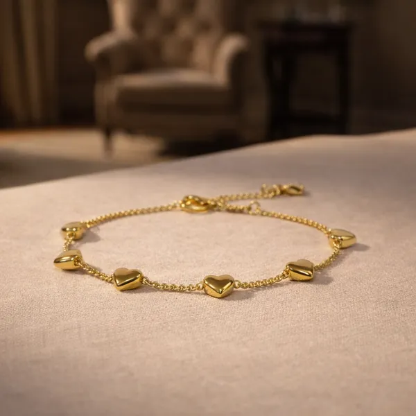 Gold_Plated_Continuous_Love_Chain_Bracelet