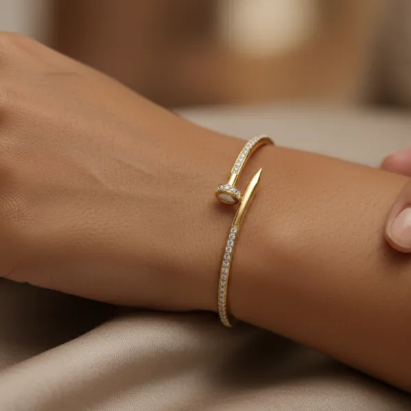 Gold_Plated_Trendy_Nail_Bracelet