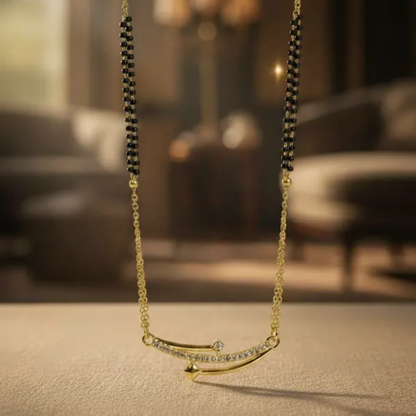 Gold_Plated_Arrow_Pattern_Mangalsutra