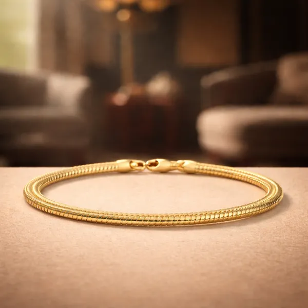 Gold_Plated_Snake_Chain_Bracelet