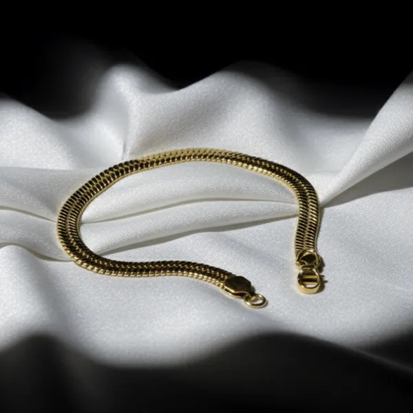 Gold_Plated_Snake_Chain_Bracelet