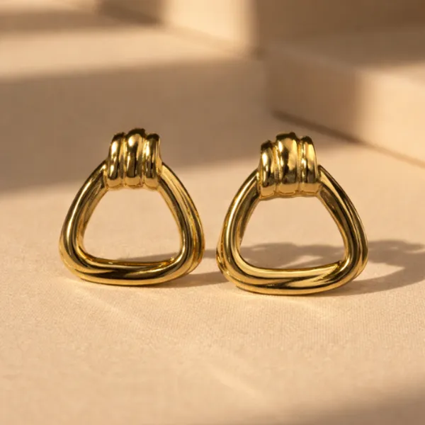 Gold_Plated_Traingular_Hoop_Earrings