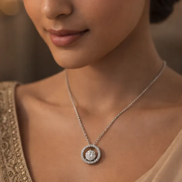 Silver_Plated_Radiant_Circle_Solitaire_Pendant_Necklace