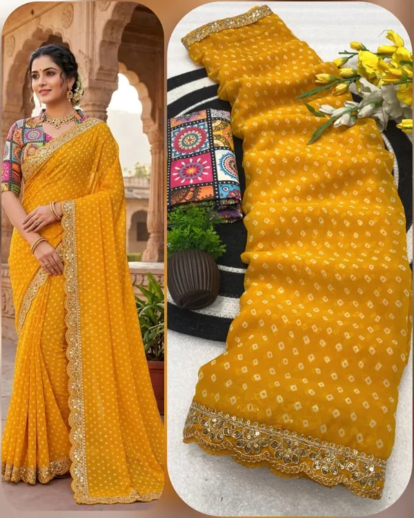 Royal_Bandhani_Georgette_Saree