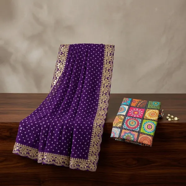 Royal_Bandhani_Georgette_Saree