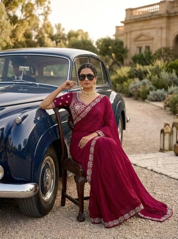 Party_Wear_Malay_Satin_Silk_Saree