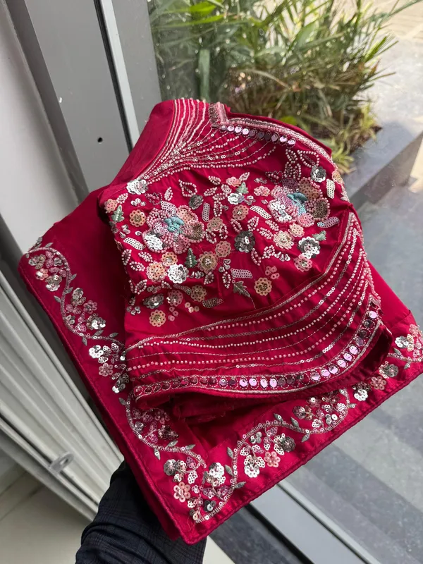 Party_Wear_Malay_Satin_Silk_Saree