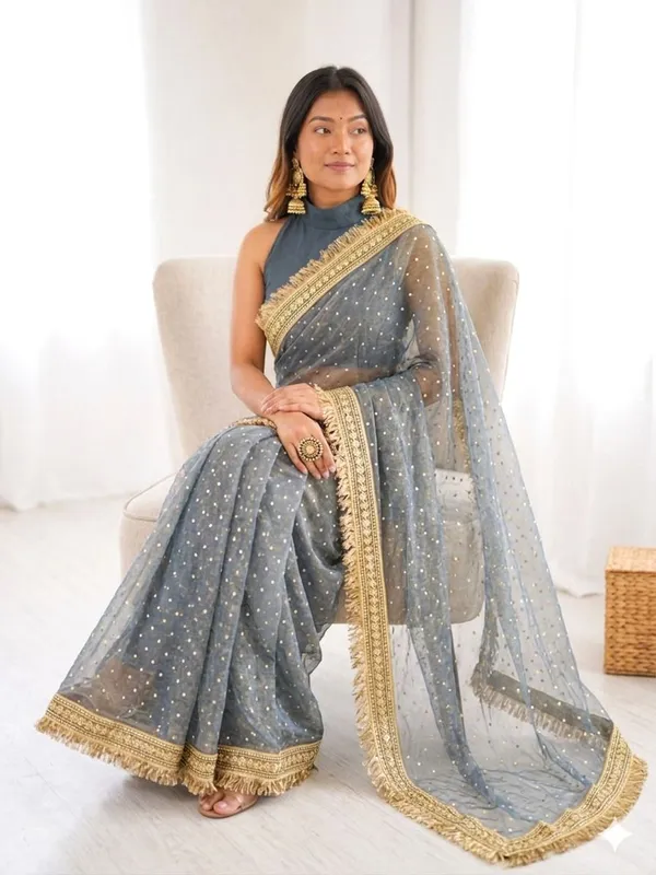 Moonstone_Grace_Net_Saree
