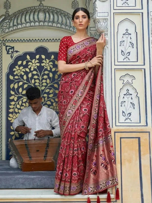 Pure_Bandhej_Sarees