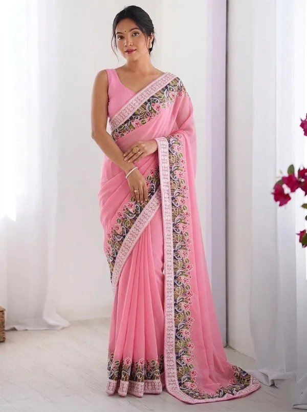 Blush_Bloom_Embroidered_Saree