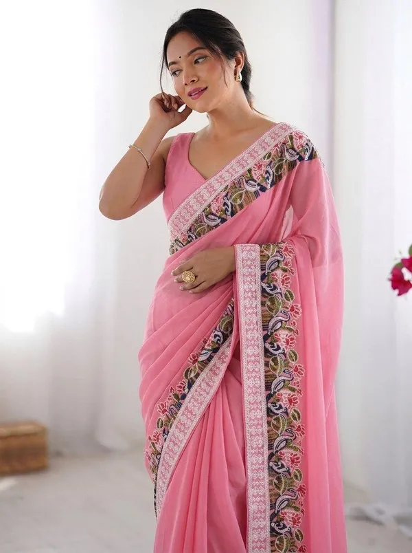 Blush_Bloom_Embroidered_Saree