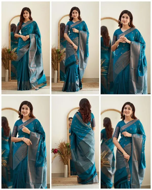 Banarasi_Saree_Peacock_Green