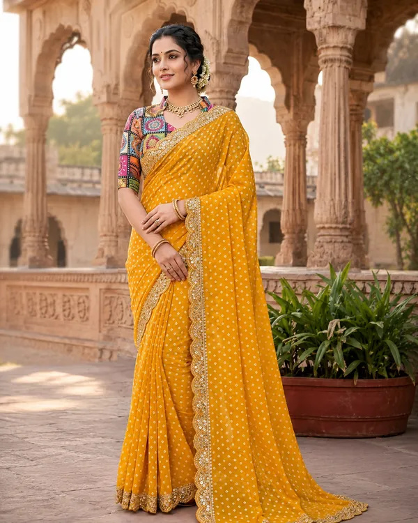 Royal_Bandhani_Georgette_Saree