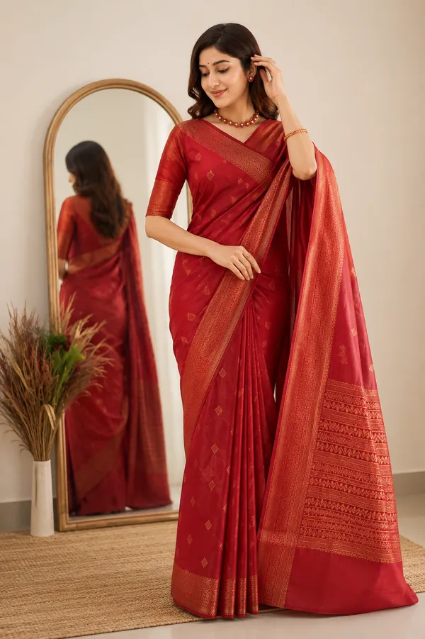 Banarasi_Saree_Red