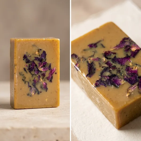 Handmade_Floral_Soap_Bars_With_Pea_Extract