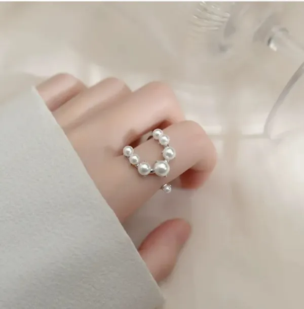Pearl_Cluster_Adjustable_Ring_-_Gold_Tone