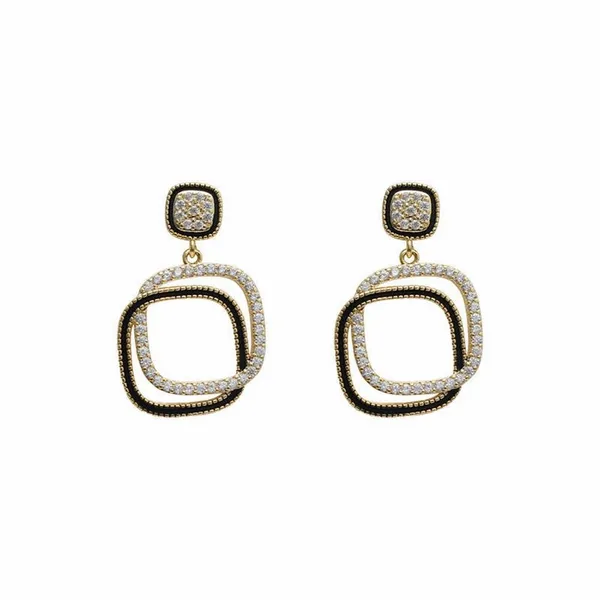 Elegant_Black_and_Gold_Geometric_Drop_Earrings_with_Crystal_Detailing